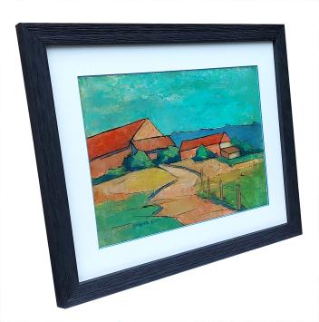 De weg naar de hoeve