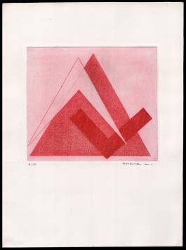 Abstracte ets van de Belgische kunstenaar Léon Smets kopen