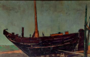 Olieverfschilderij van Mechelse kunstenaar L. Smets