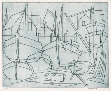 Grafisch kunstwerk van L. Smets