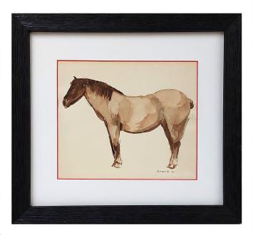 Aquarel van de Mechelse kunstenaar Léon Smets