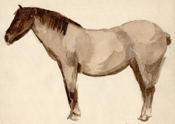 Gesigneerde aquarel van Léon Smets kopen