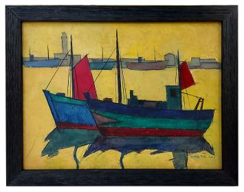 Schilderij van  Mechelse kunstenaar Léon Smets