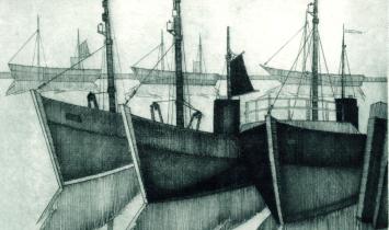 Gesigneerde ets van Léon Smets kopen