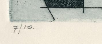 Gesigneerde ets van Léon Smets kopen