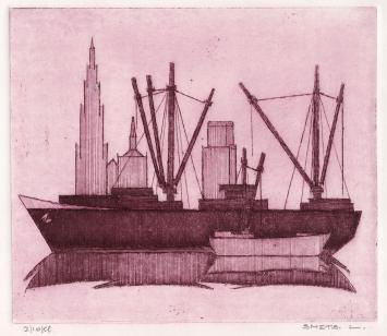 Een ets van de etser Léon Smets aankopen