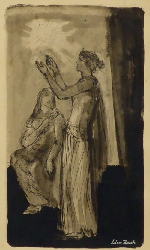 Original drawing from Léon Zack