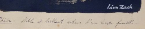 Dessin de Léon Zack