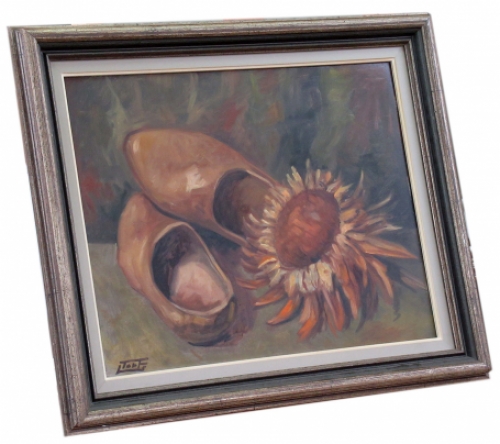 Schilderij van de Belgische kunstenaar Leonardo Torfs