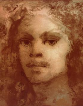 Acheter une grande lithographie en couleur de Leonor Fini