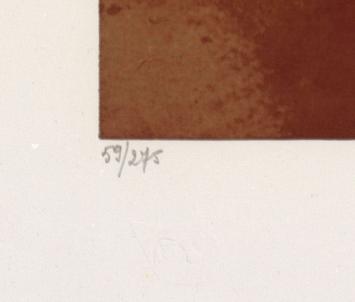 Grote litho van Leonor Fini kopen, goede staat