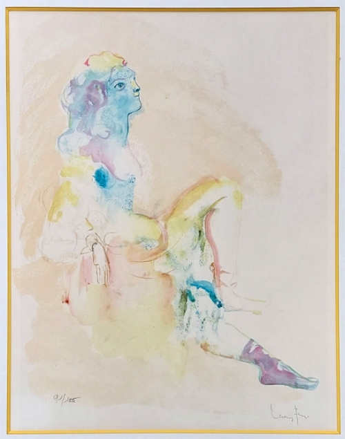 Kleurenlitho van Leonor Fini