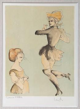 Lithografie van Leonor Fini