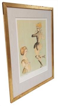 Twee dames épreuve d'artiste