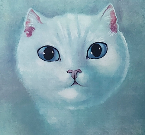 Leonor Fini met een litho 91/100