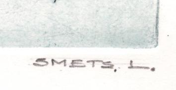 Ets van de rug van een naakte dame