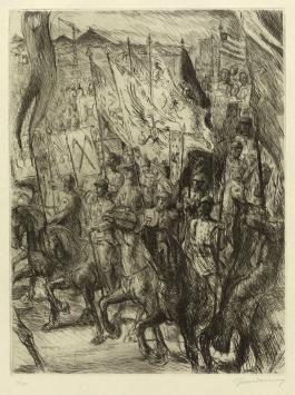 Gesigneerde ets van Jean Donnay kopen