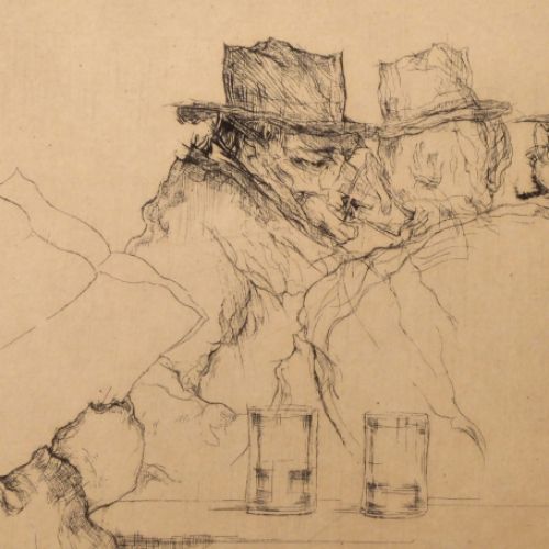 Jules De Bruycker Belgian etcher