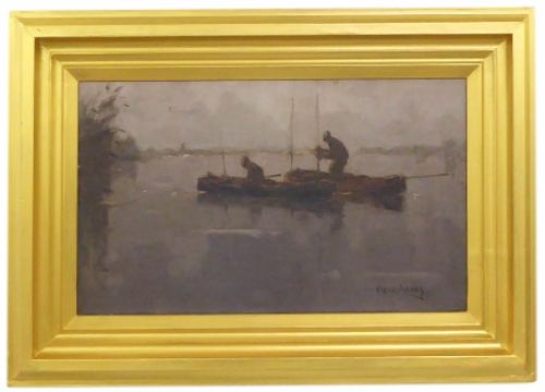 Schilderij van de Nederlandse kunstschilder Henk Leurs