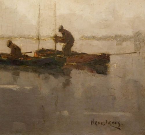 Schilderij van de Nederlandse schilder Henk Leurs