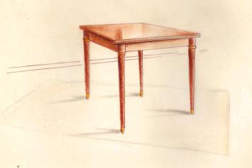 speeltafel, schrijftafel of bijzettafel (table de jeu of guéridon)