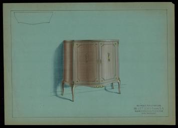 Meubelontwerp art-deco van Leytens Frères