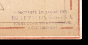 Leytens Frères met een tekening meubelontwerp