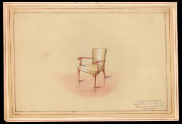 neoclassicistische salonstoel in Lodewijk XVI-stijl