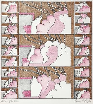 Kunstwerk op papier van Frank Liefooghe