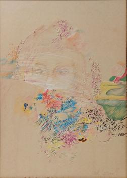 Kunstwerk op papier van Frank Liefooghe