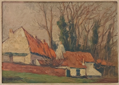 Schilderij van kunstschilder uit Oostende Liliane Duvivier