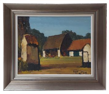 Schilderij van de Belgische kunstschilder Piet Lippens