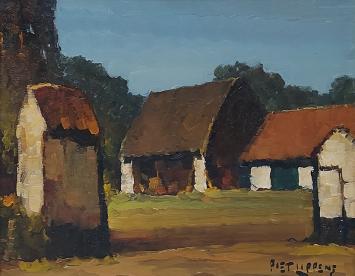 Piet Lippens olieverfschilderij Belgische kunstenaar