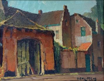 Piet Lippens olieverfschilderij Belgische kunstenaar