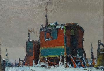 Kunstwerk van de Belgische kunstschilder Piet Lippens