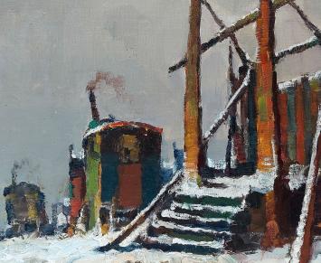 Kunstwerk van de Belgische kunstschilder Piet Lippens