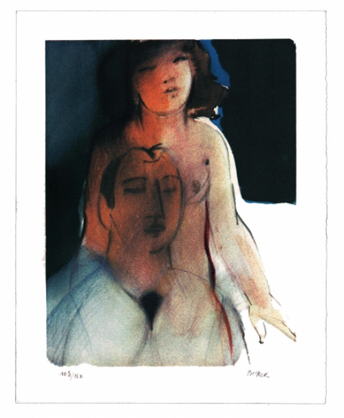 Lithografie van Colette Bitker