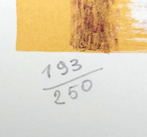 Originele litho van Geo Mommaerts de eerste van 125