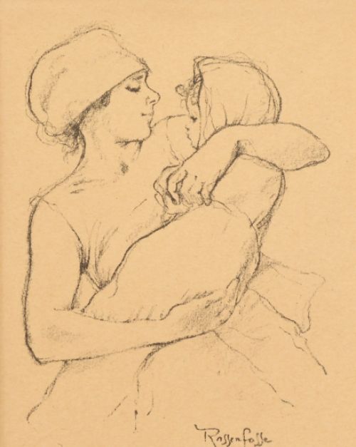 Moeder met kind 1921