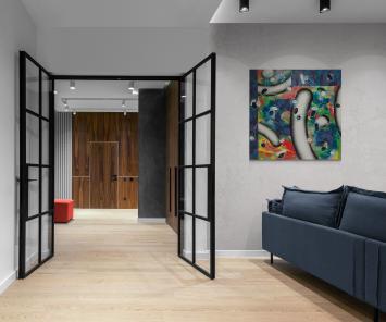 Het vrolijk abstracte – Acrylic and spray paint – Philippe Tonnard – 1989