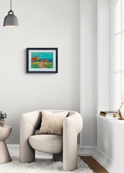 De weg naar de hoeve