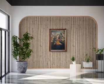 Het onbevlekte hart van Maria met engelen 1955