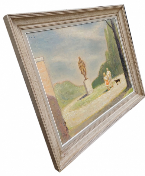 Impresiionistisch schilderij van LOD, Louis De Maeyer