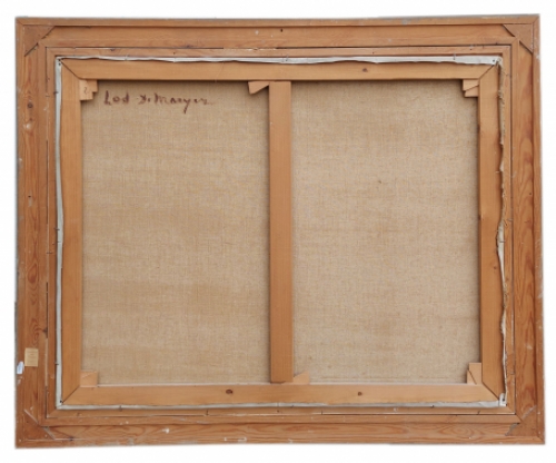 Kinderen met hondje aan het standbeeld