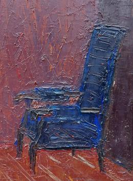 Interieur met rode trap 1964