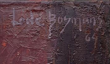 Interieur met rode trap 1964