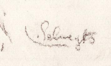 Schetsen voor en achter (trapeze en kind)