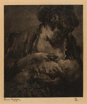 Gesigneerde ets van Henri Logelain aankopen