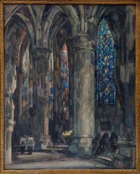 Louis Charles Crespin, waterverfschilderij