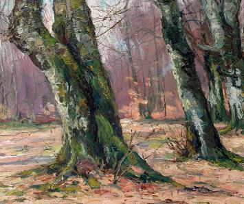 De Belgische schilder Louis Clesse
